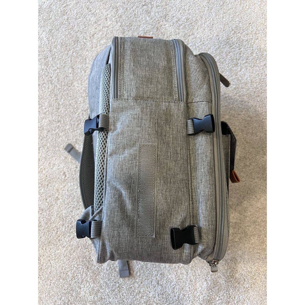 Gray Mr & Mrs Insulated Picnic Backpack - Picture 10 of 13